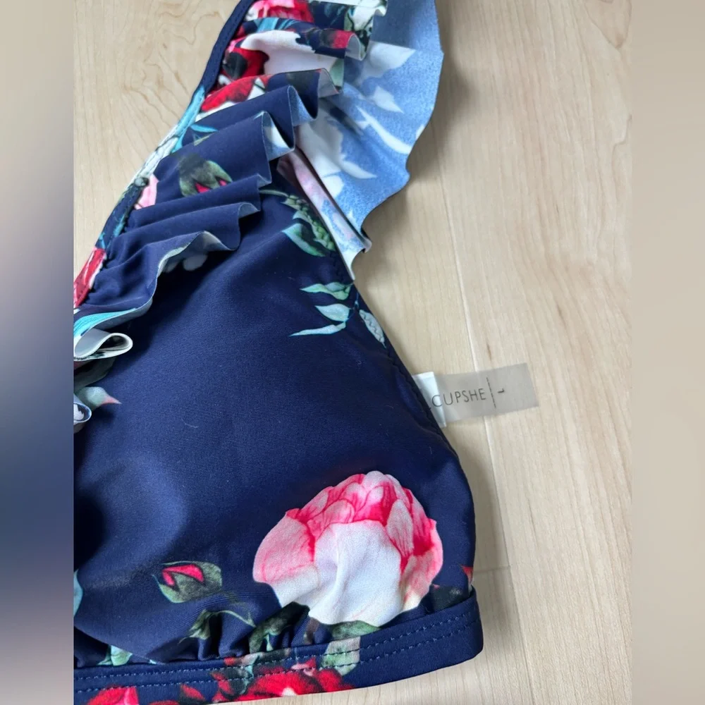 Cupshe Floral Ruffle Bikini Set - Picture 5 of 11